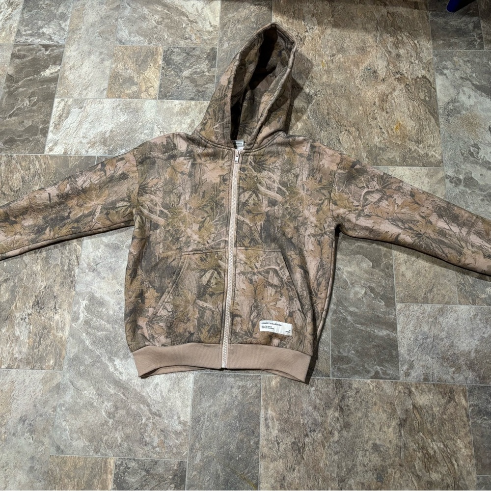 Men's Camouflage Zip-Up Hoodie